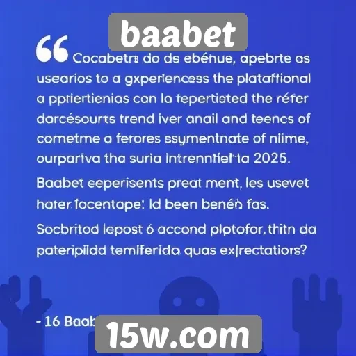 Feedback de usuários sobre a experiência na Baabet